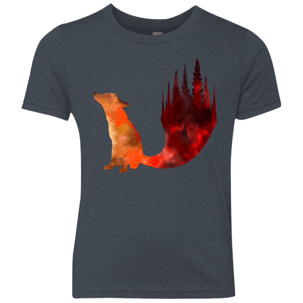 T-Shirts Vintage Navy / YXS Fox Tail Youth Triblend T-Shirt