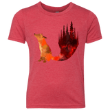 T-Shirts Vintage Red / YXS Fox Tail Youth Triblend T-Shirt