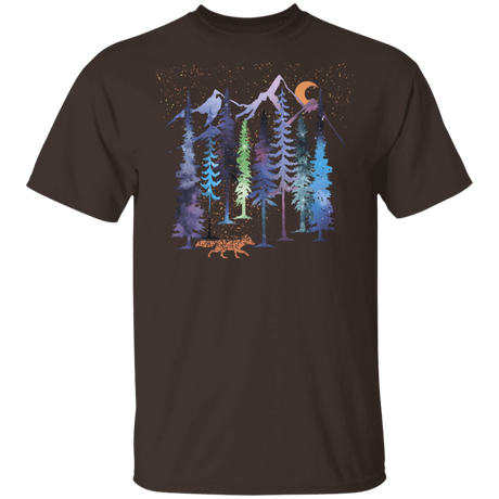 T-Shirts Dark Chocolate / S Fox Trot Rainbow Forest T-Shirt