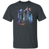 T-Shirts Dark Heather / S Fox Trot Rainbow Forest T-Shirt