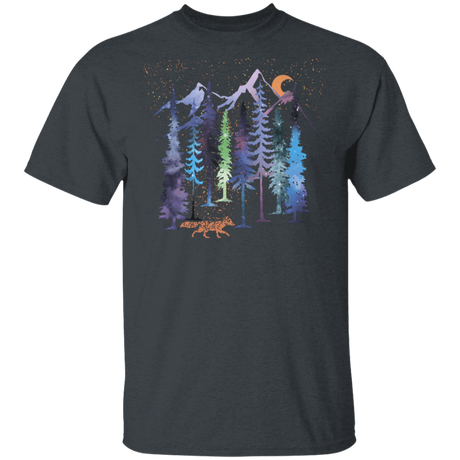 T-Shirts Dark Heather / S Fox Trot Rainbow Forest T-Shirt