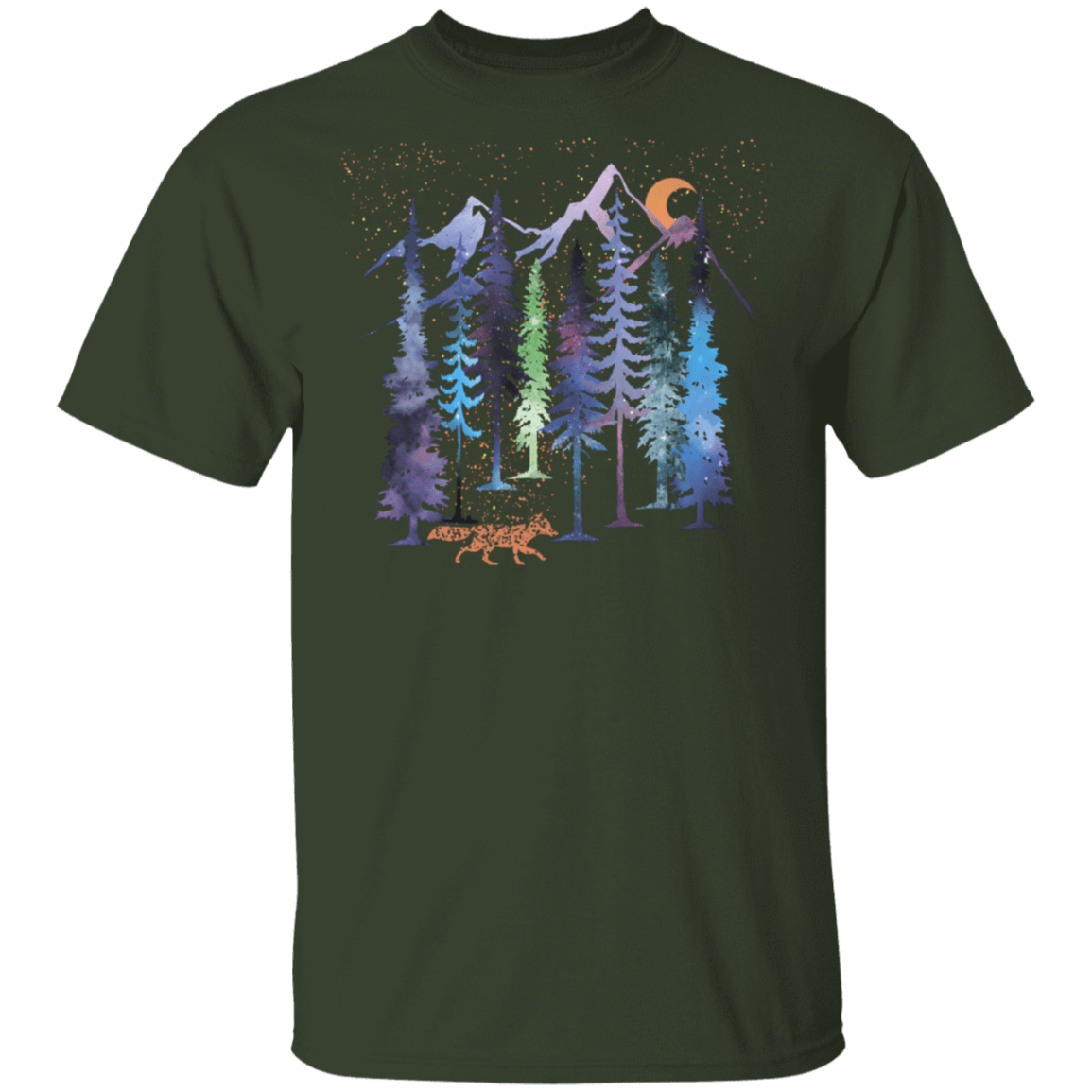 T-Shirts Forest / S Fox Trot Rainbow Forest T-Shirt