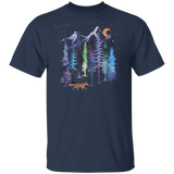T-Shirts Navy / S Fox Trot Rainbow Forest T-Shirt