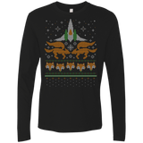 T-Shirts Black / Small Foxy Threads Men's Premium Long Sleeve