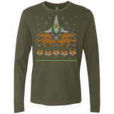 T-Shirts Military Green / Small Foxy Threads Men's Premium Long Sleeve