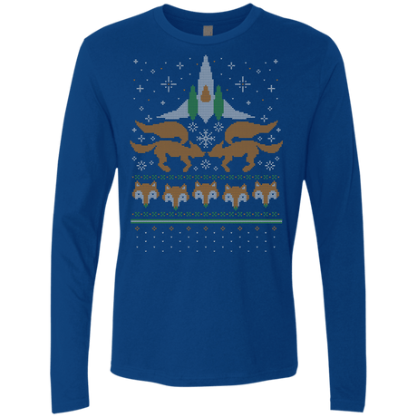 T-Shirts Royal / Small Foxy Threads Men's Premium Long Sleeve