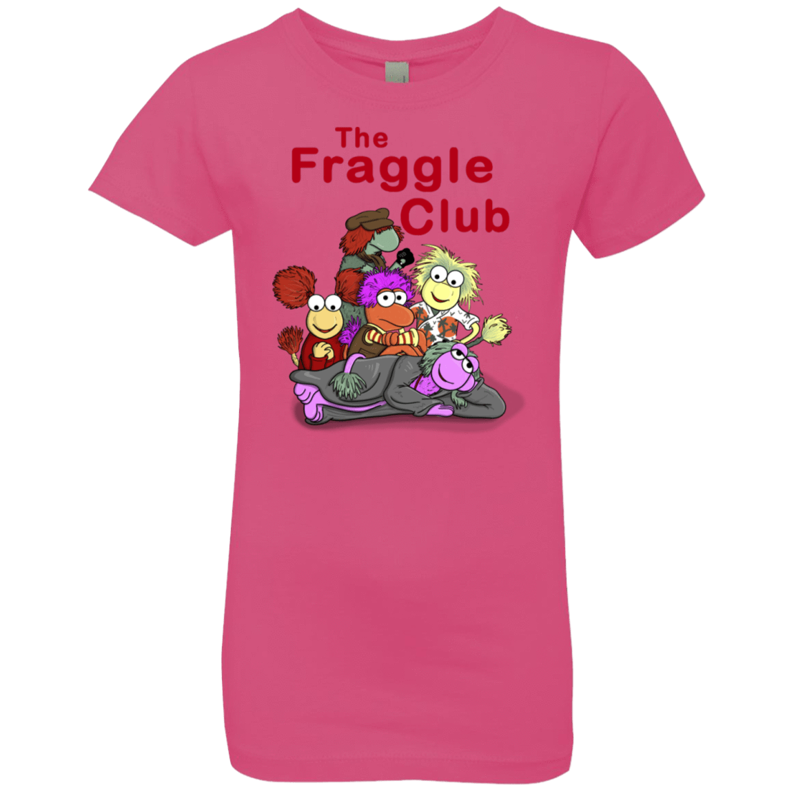 T-Shirts Hot Pink / YXS Fraggle Club Girls Premium T-Shirt