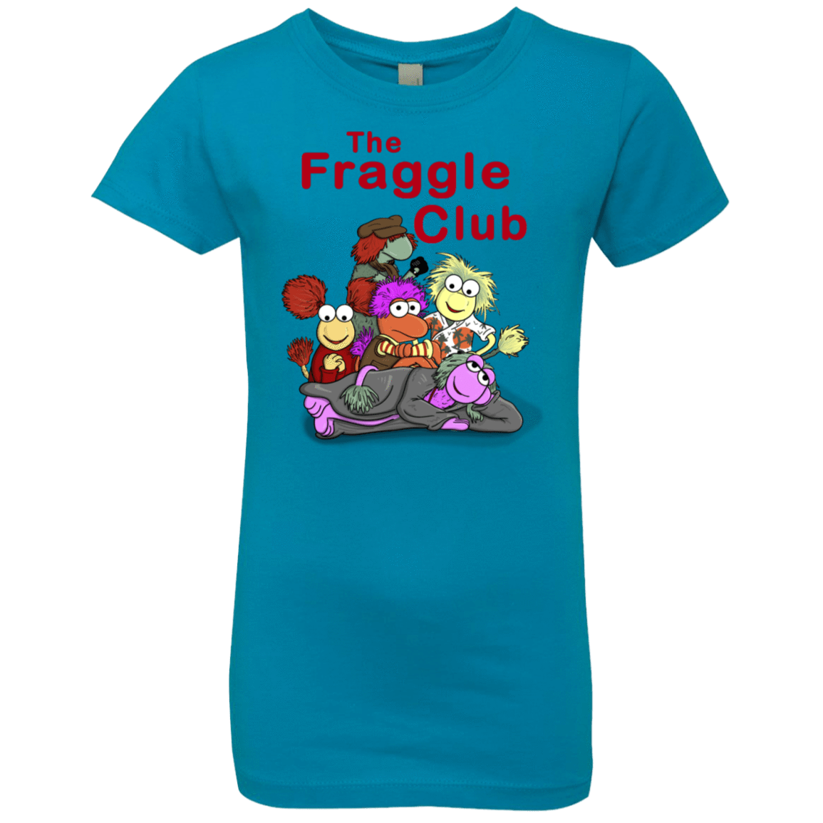 T-Shirts Turquoise / YXS Fraggle Club Girls Premium T-Shirt