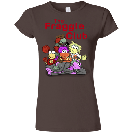 T-Shirts Dark Chocolate / S Fraggle Club Junior Slimmer-Fit T-Shirt