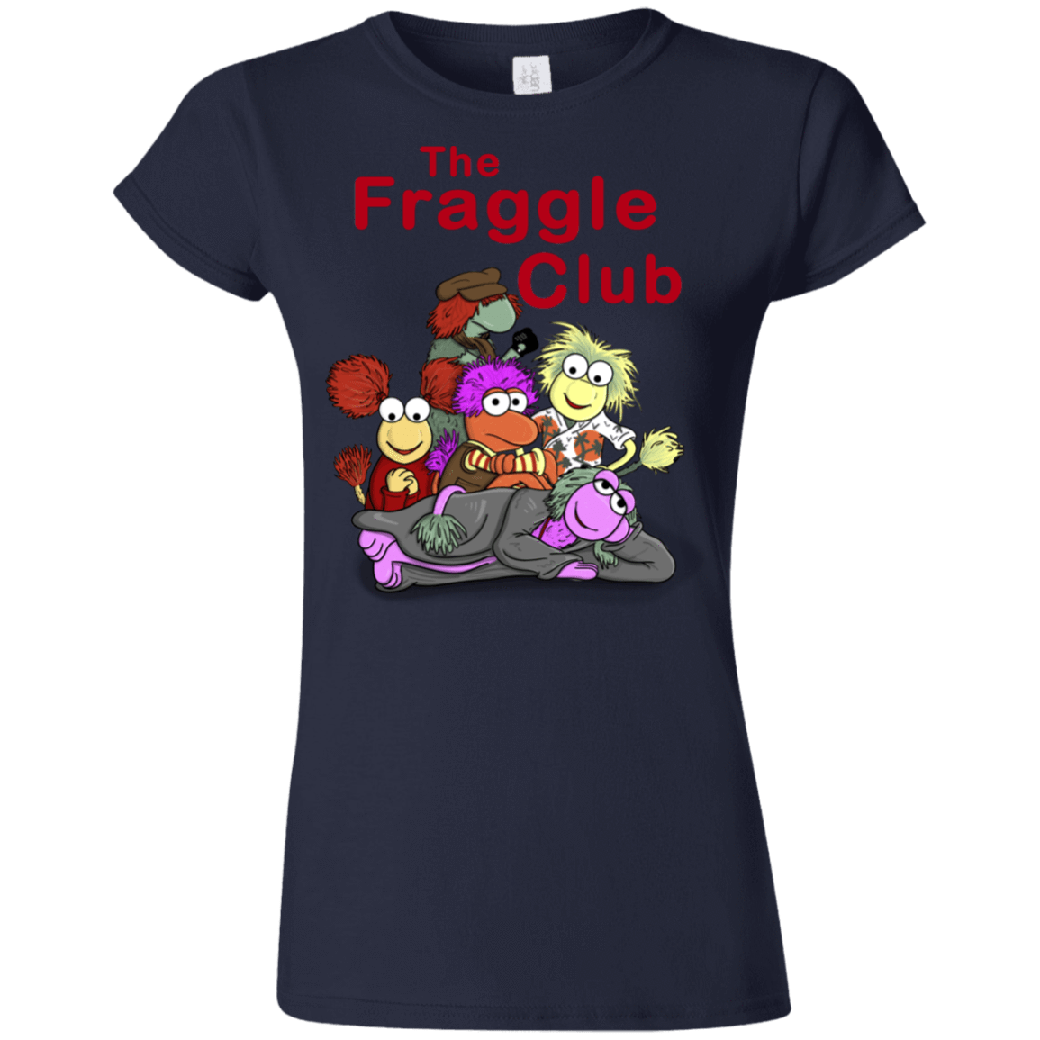 T-Shirts Navy / S Fraggle Club Junior Slimmer-Fit T-Shirt