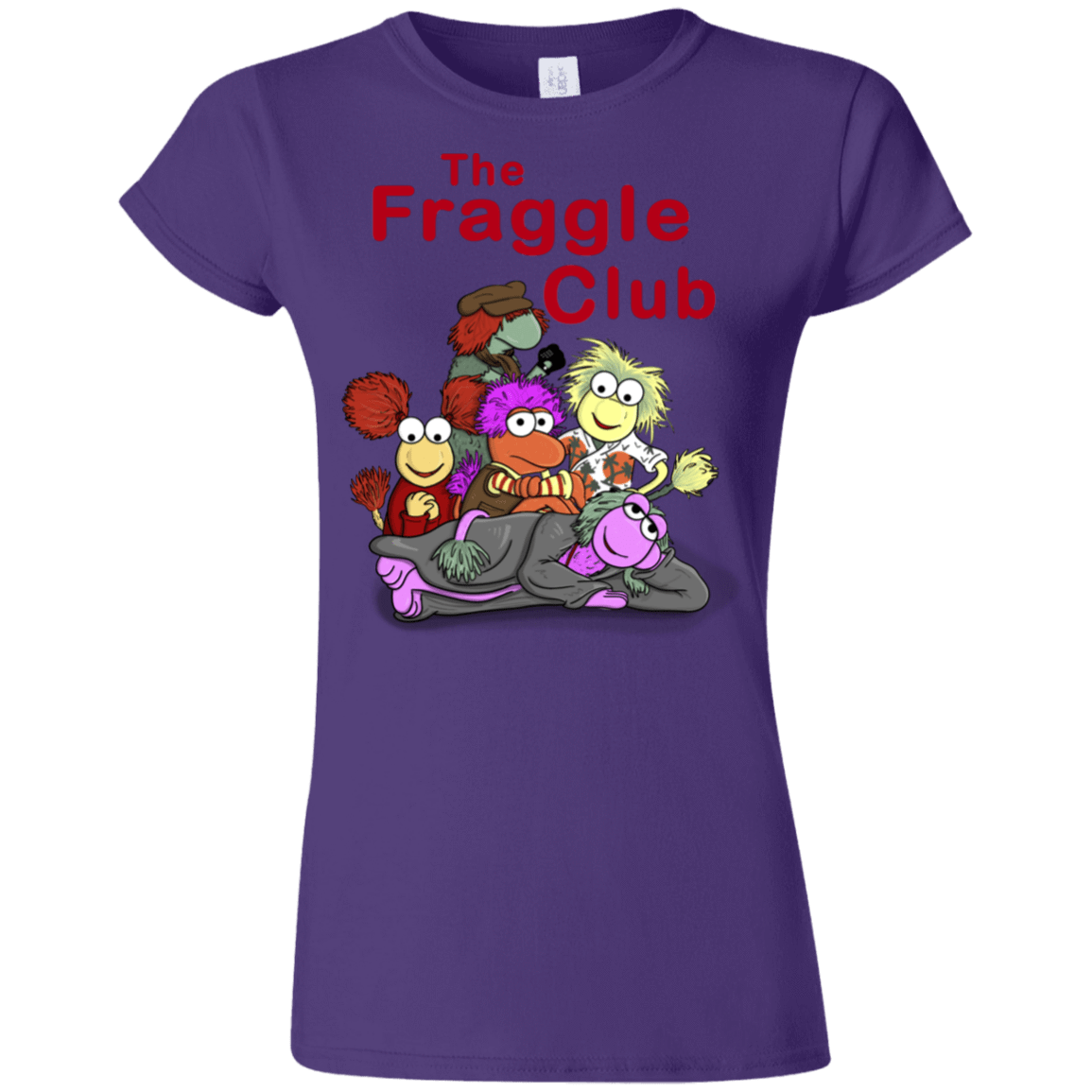 T-Shirts Purple / S Fraggle Club Junior Slimmer-Fit T-Shirt