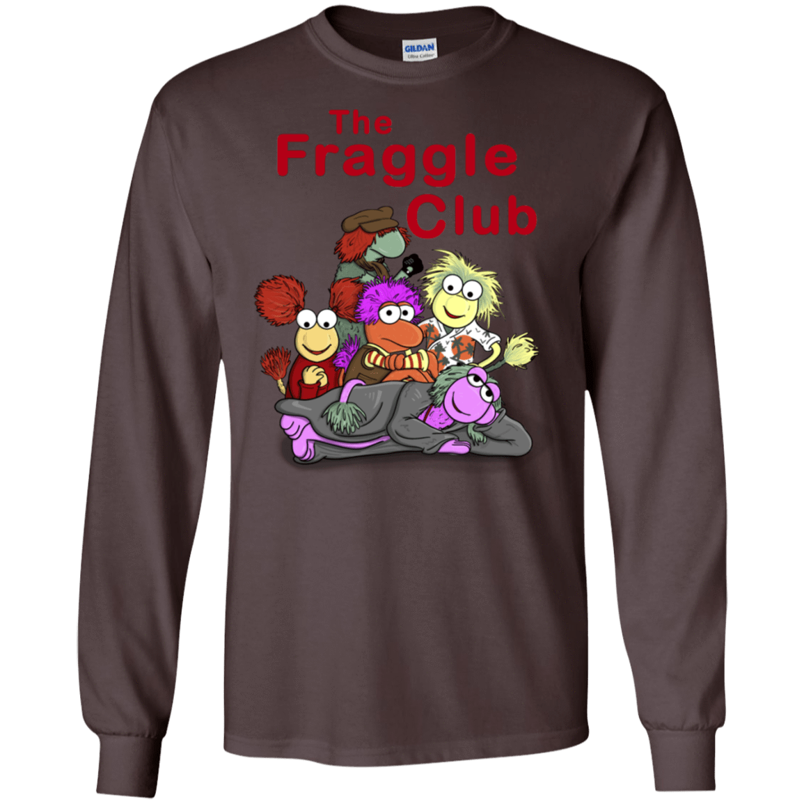 T-Shirts Dark Chocolate / S Fraggle Club Men's Long Sleeve T-Shirt