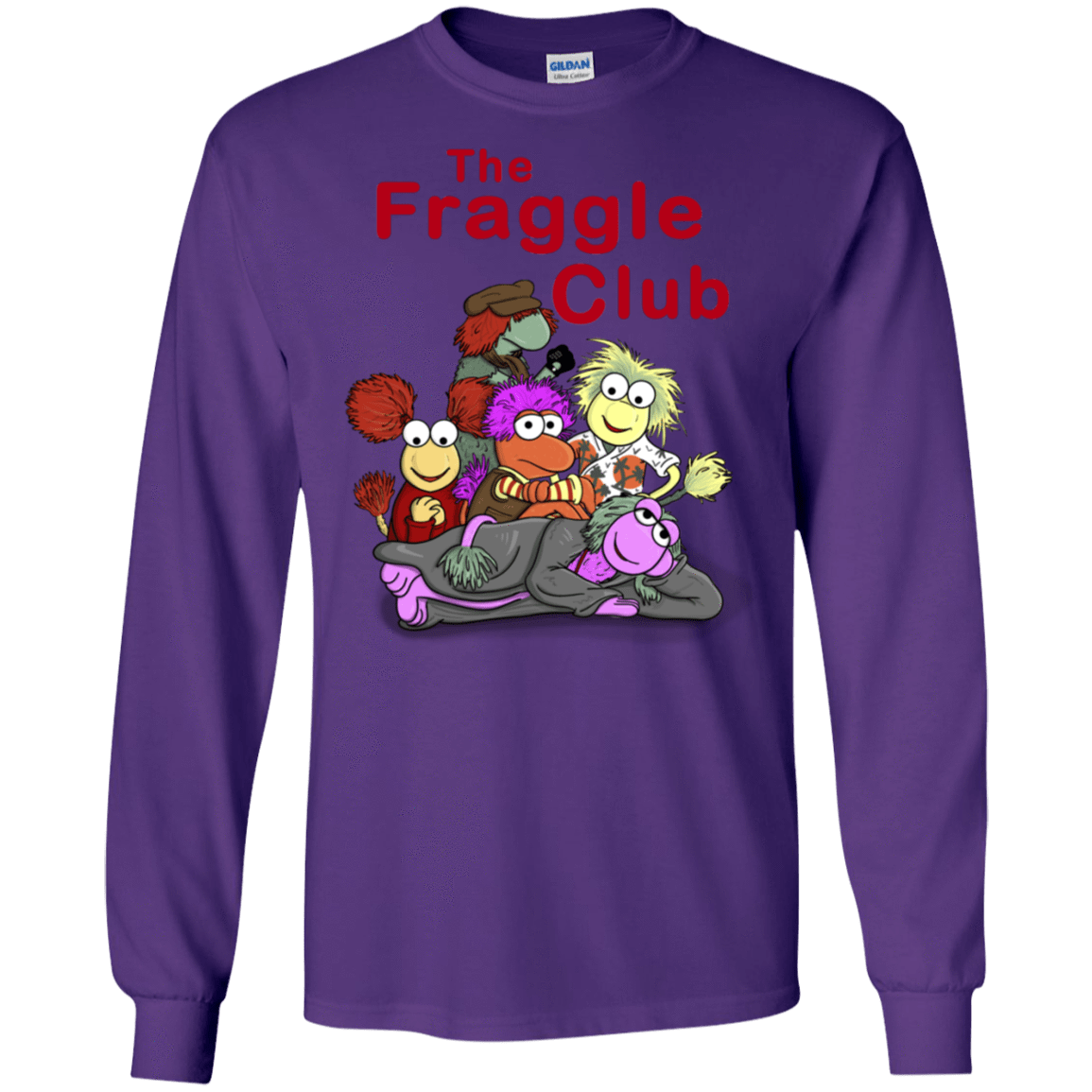 T-Shirts Purple / S Fraggle Club Men's Long Sleeve T-Shirt