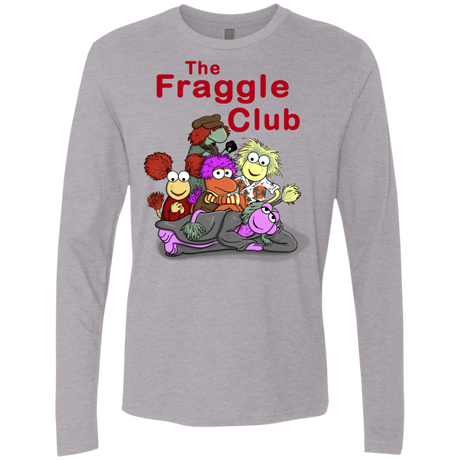 T-Shirts Heather Grey / S Fraggle Club Men's Premium Long Sleeve