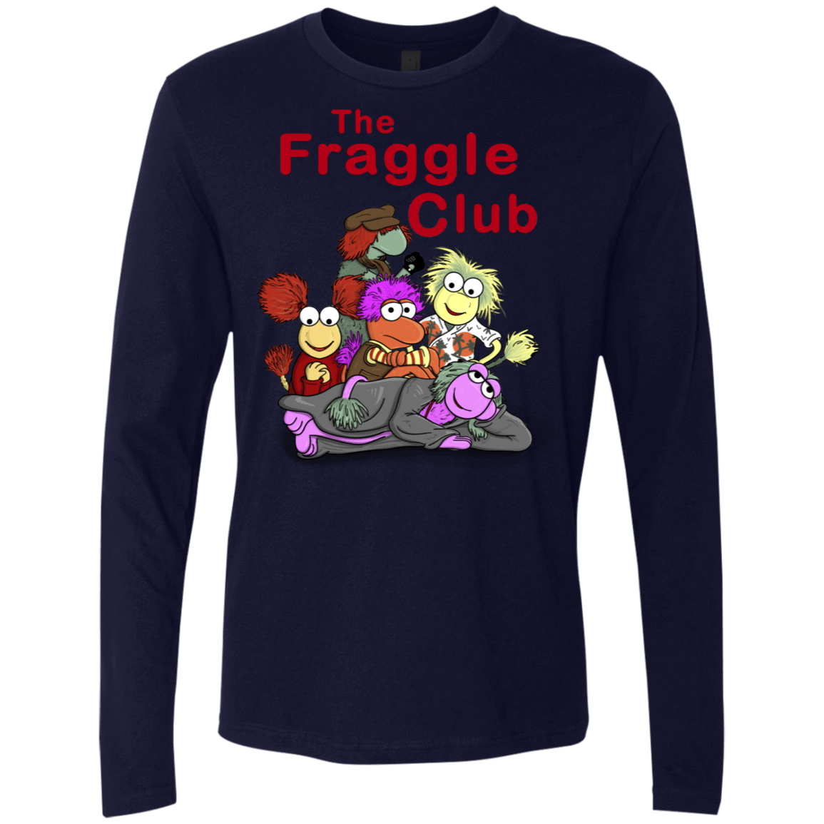 T-Shirts Midnight Navy / S Fraggle Club Men's Premium Long Sleeve