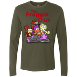 T-Shirts Military Green / S Fraggle Club Men's Premium Long Sleeve