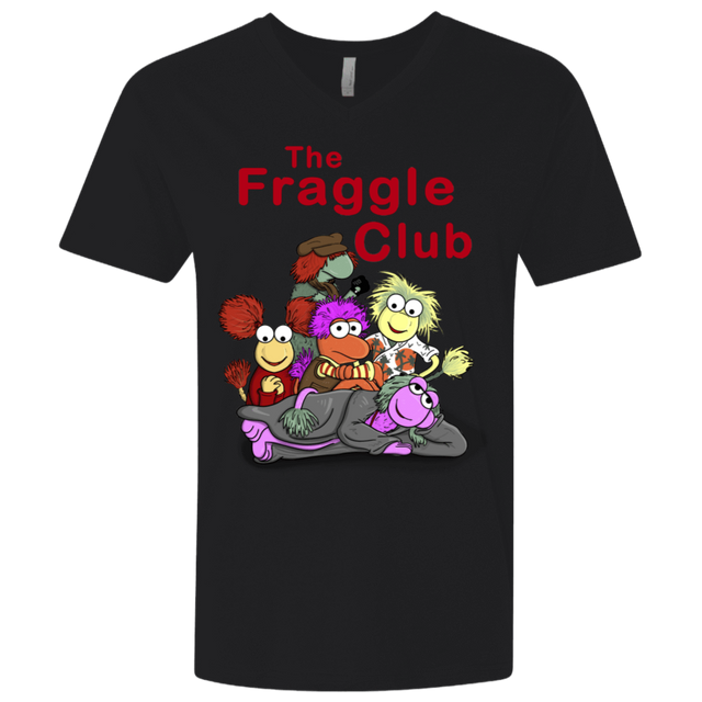 T-Shirts Black / X-Small Fraggle Club Men's Premium V-Neck