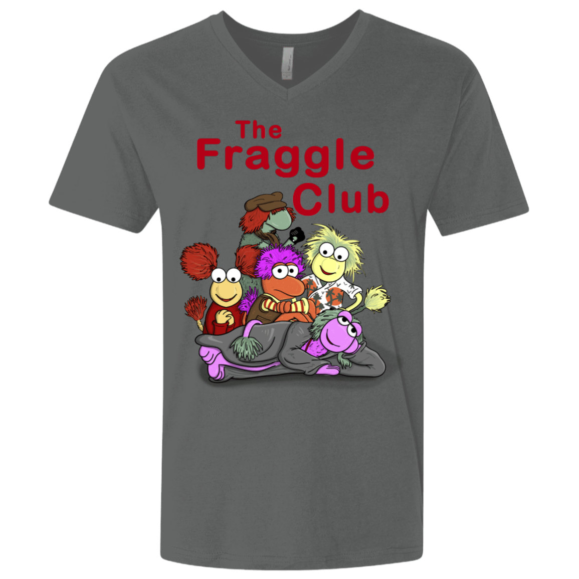 T-Shirts Heavy Metal / X-Small Fraggle Club Men's Premium V-Neck