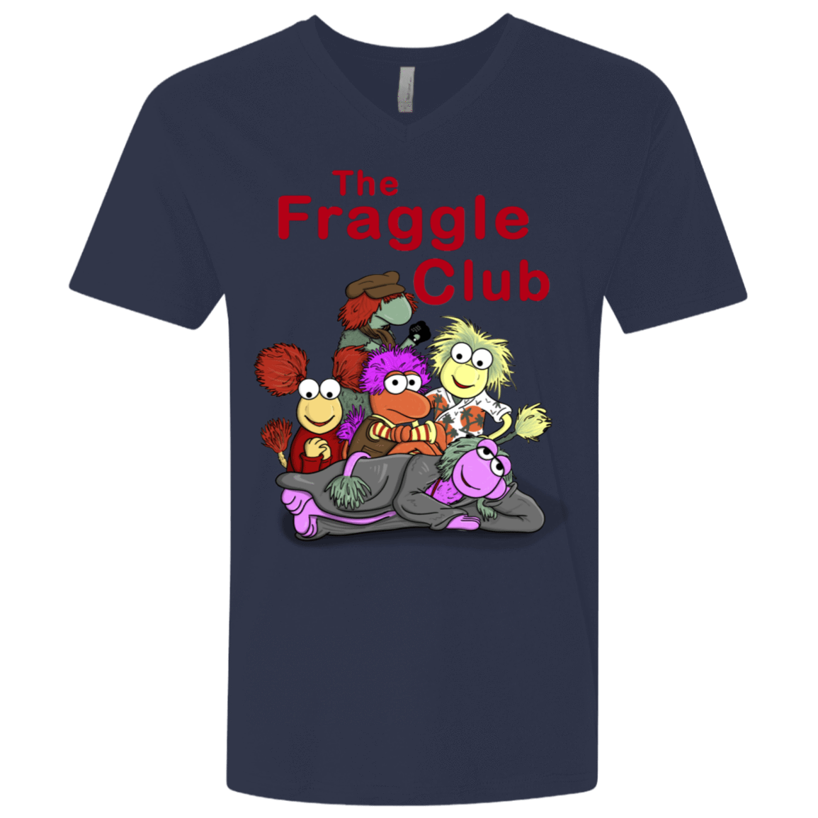 T-Shirts Midnight Navy / X-Small Fraggle Club Men's Premium V-Neck