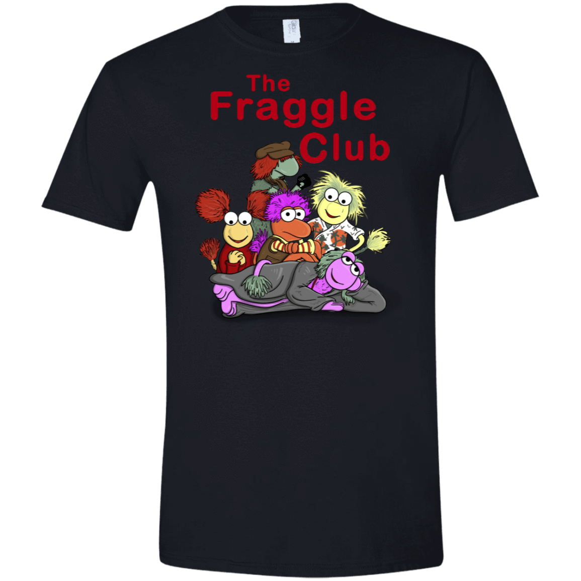 T-Shirts Black / X-Small Fraggle Club Men's Semi-Fitted Softstyle