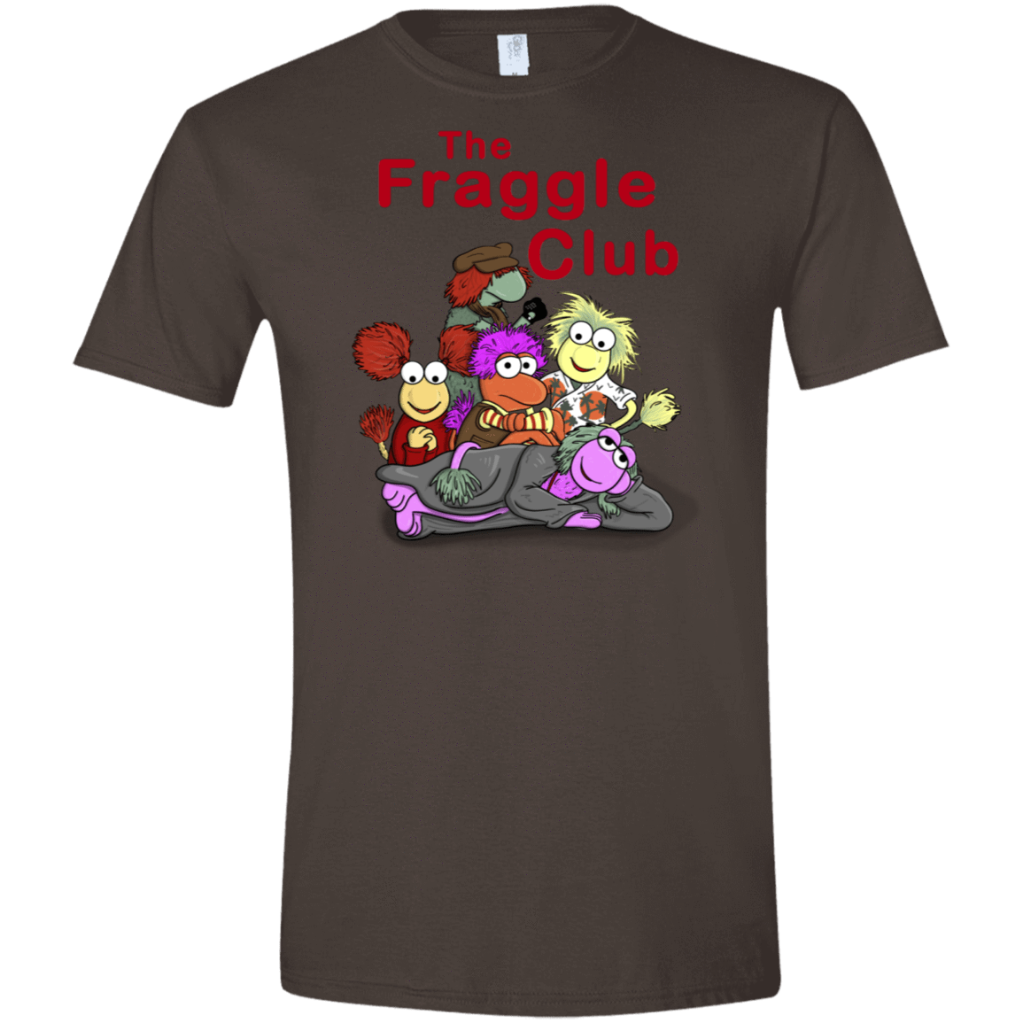 T-Shirts Dark Chocolate / S Fraggle Club Men's Semi-Fitted Softstyle