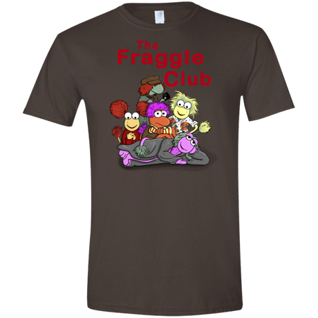 T-Shirts Dark Chocolate / S Fraggle Club Men's Semi-Fitted Softstyle