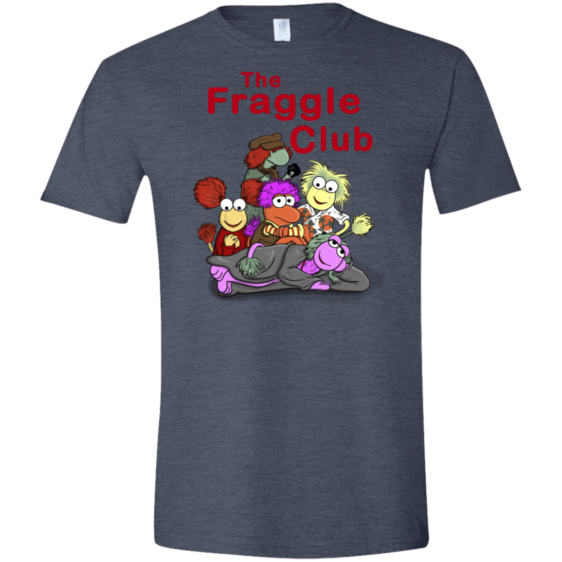 T-Shirts Heather Navy / S Fraggle Club Men's Semi-Fitted Softstyle