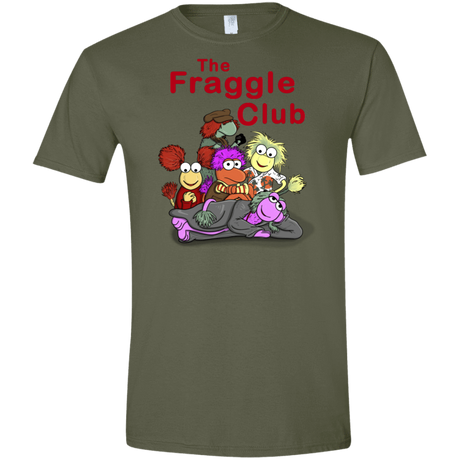 T-Shirts Military Green / S Fraggle Club Men's Semi-Fitted Softstyle