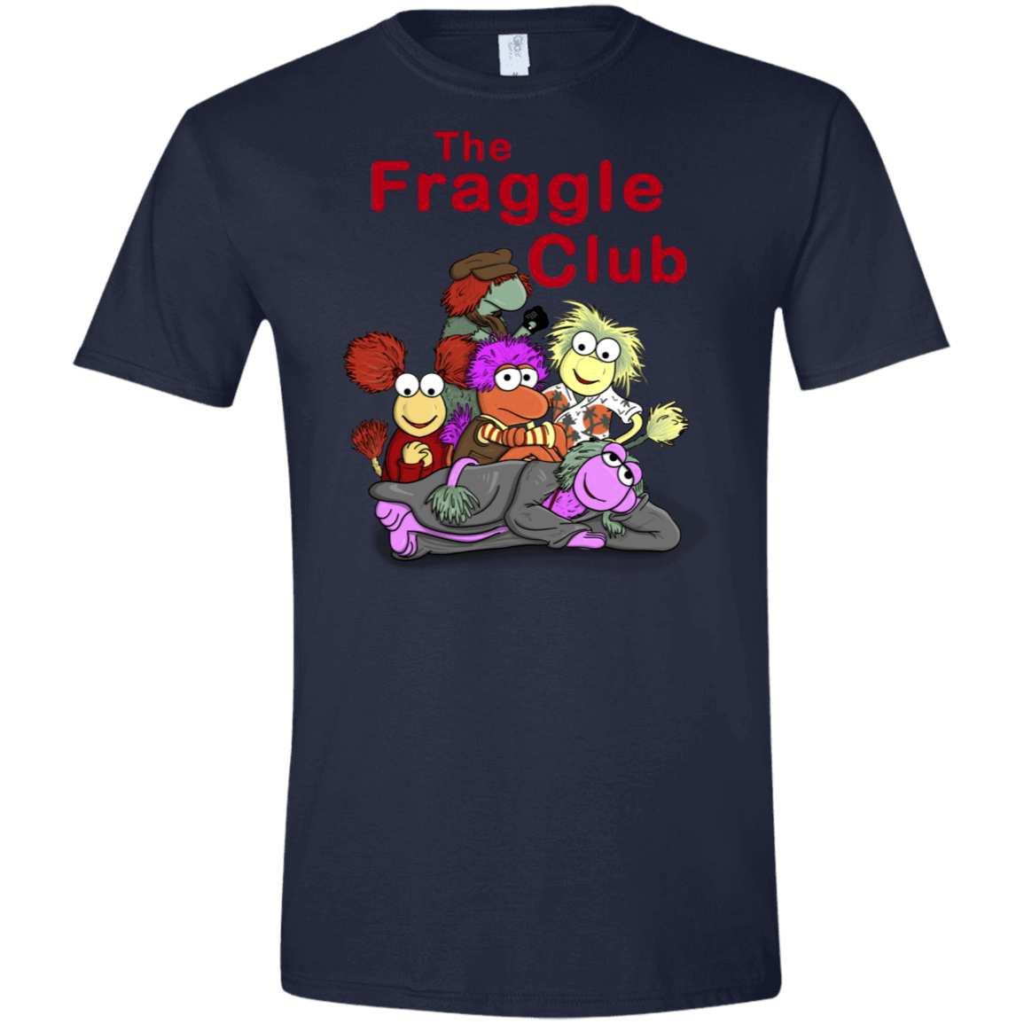 T-Shirts Navy / X-Small Fraggle Club Men's Semi-Fitted Softstyle