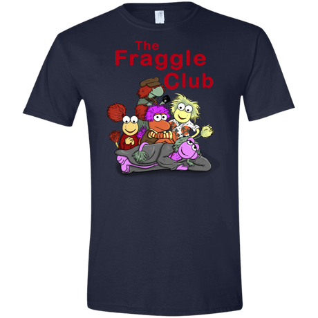 T-Shirts Navy / X-Small Fraggle Club Men's Semi-Fitted Softstyle