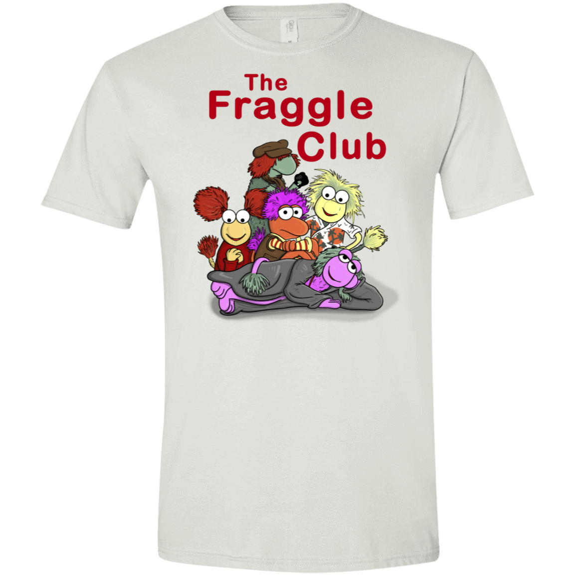 T-Shirts White / X-Small Fraggle Club Men's Semi-Fitted Softstyle