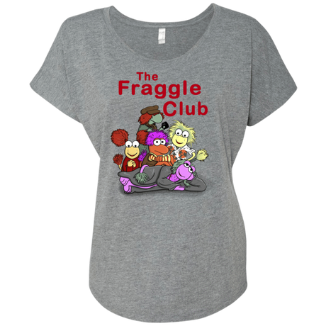 T-Shirts Premium Heather / X-Small Fraggle Club Triblend Dolman Sleeve