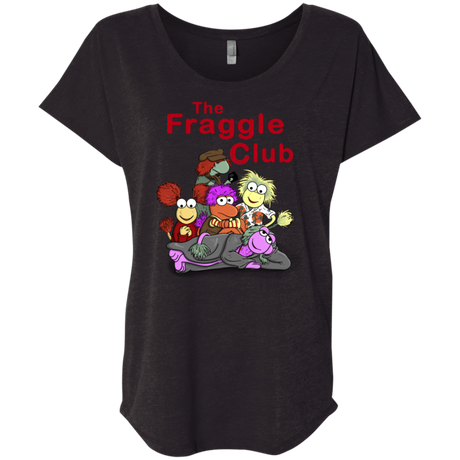 T-Shirts Vintage Black / X-Small Fraggle Club Triblend Dolman Sleeve