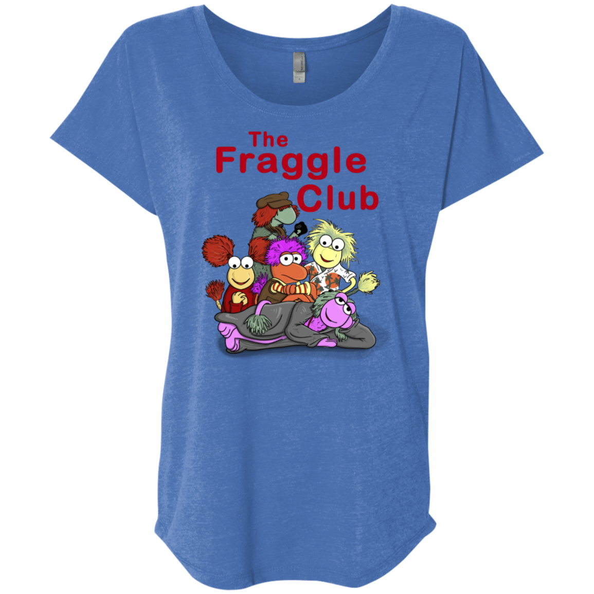 T-Shirts Vintage Royal / X-Small Fraggle Club Triblend Dolman Sleeve