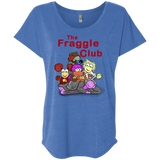 T-Shirts Vintage Royal / X-Small Fraggle Club Triblend Dolman Sleeve