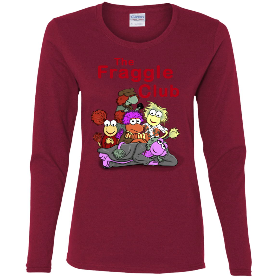 T-Shirts Cardinal / S Fraggle Club Women's Long Sleeve T-Shirt