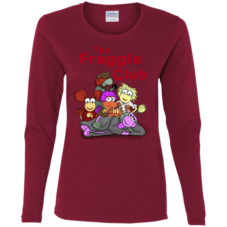 T-Shirts Cardinal / S Fraggle Club Women's Long Sleeve T-Shirt