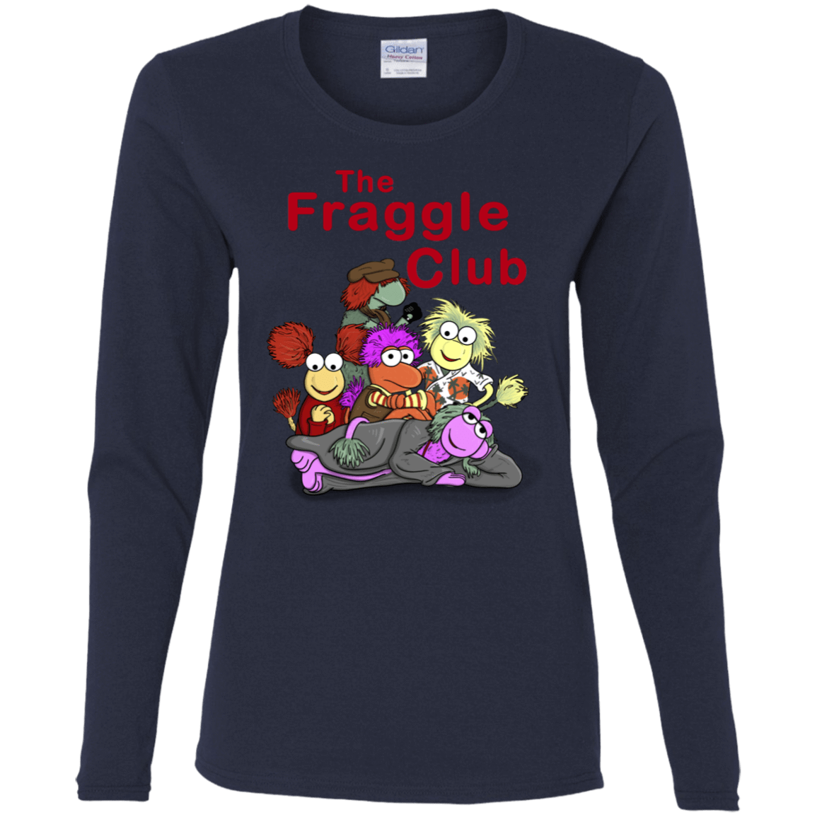 T-Shirts Navy / S Fraggle Club Women's Long Sleeve T-Shirt