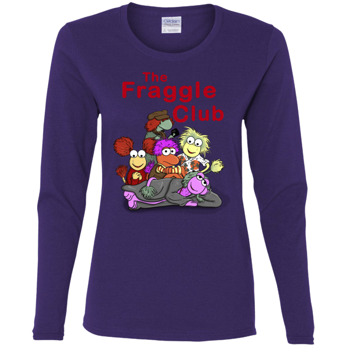 T-Shirts Purple / S Fraggle Club Women's Long Sleeve T-Shirt