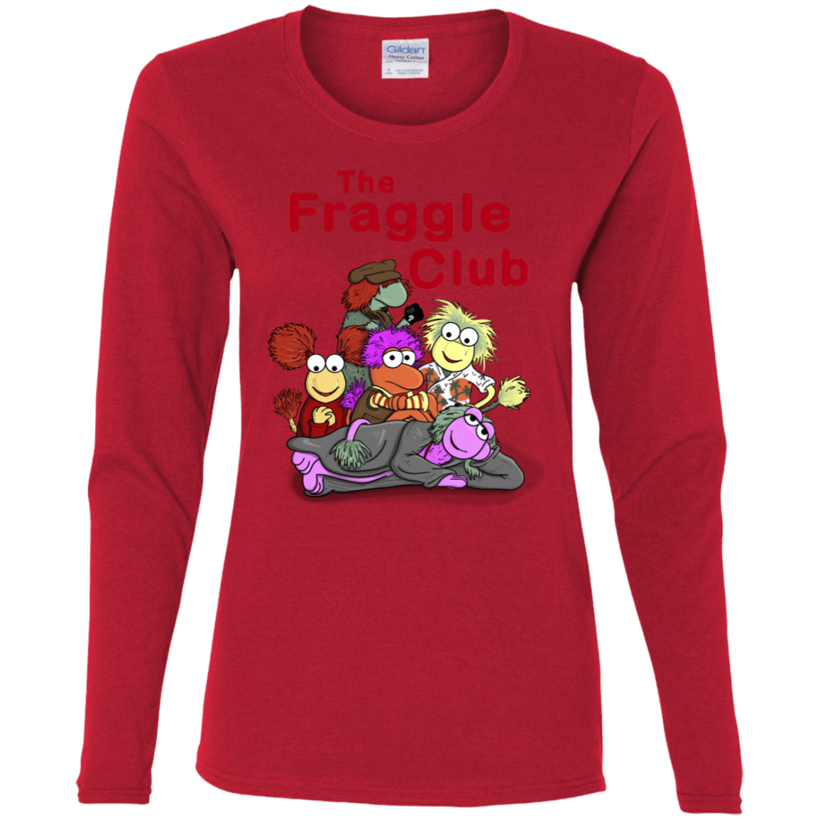 T-Shirts Red / S Fraggle Club Women's Long Sleeve T-Shirt