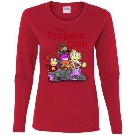 T-Shirts Red / S Fraggle Club Women's Long Sleeve T-Shirt