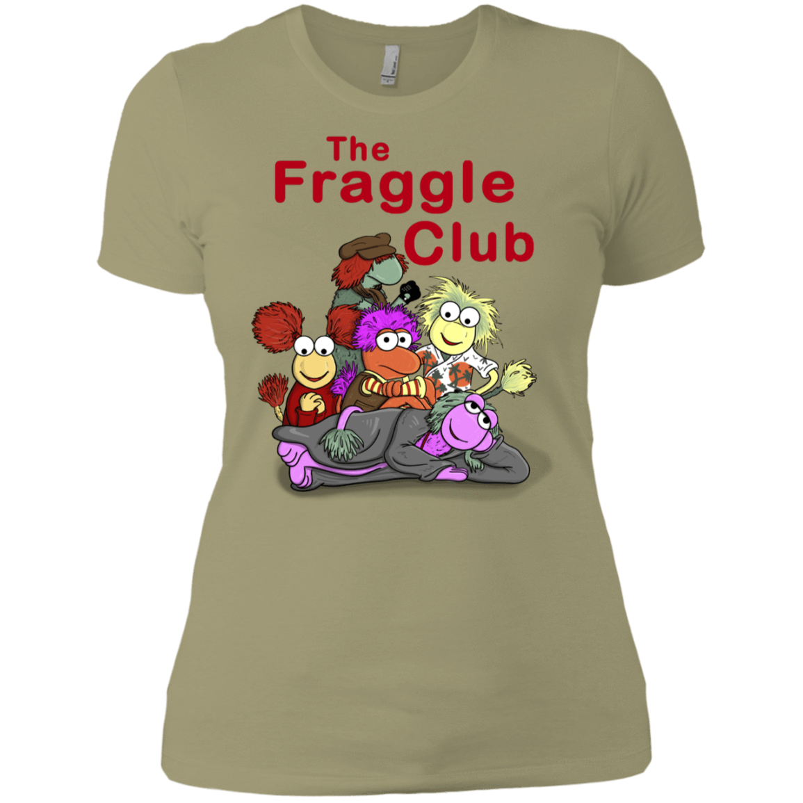 T-Shirts Light Olive / X-Small Fraggle Club Women's Premium T-Shirt