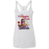 T-Shirts Heather White / X-Small Fraggle Club Women's Triblend Racerback Tank