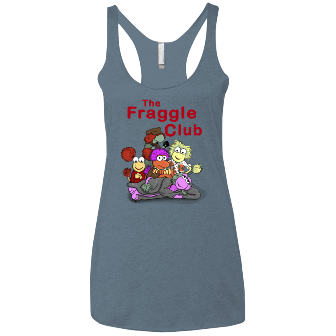 T-Shirts Indigo / X-Small Fraggle Club Women's Triblend Racerback Tank