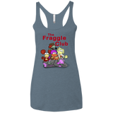 T-Shirts Indigo / X-Small Fraggle Club Women's Triblend Racerback Tank