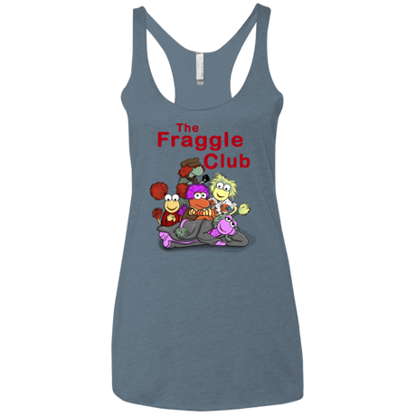 T-Shirts Indigo / X-Small Fraggle Club Women's Triblend Racerback Tank