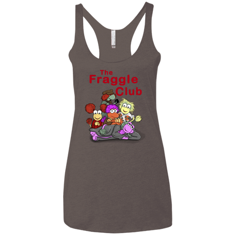 T-Shirts Macchiato / X-Small Fraggle Club Women's Triblend Racerback Tank