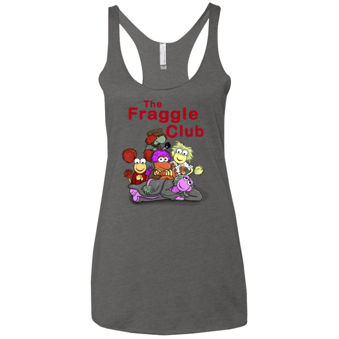 T-Shirts Premium Heather / X-Small Fraggle Club Women's Triblend Racerback Tank