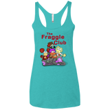 T-Shirts Tahiti Blue / X-Small Fraggle Club Women's Triblend Racerback Tank