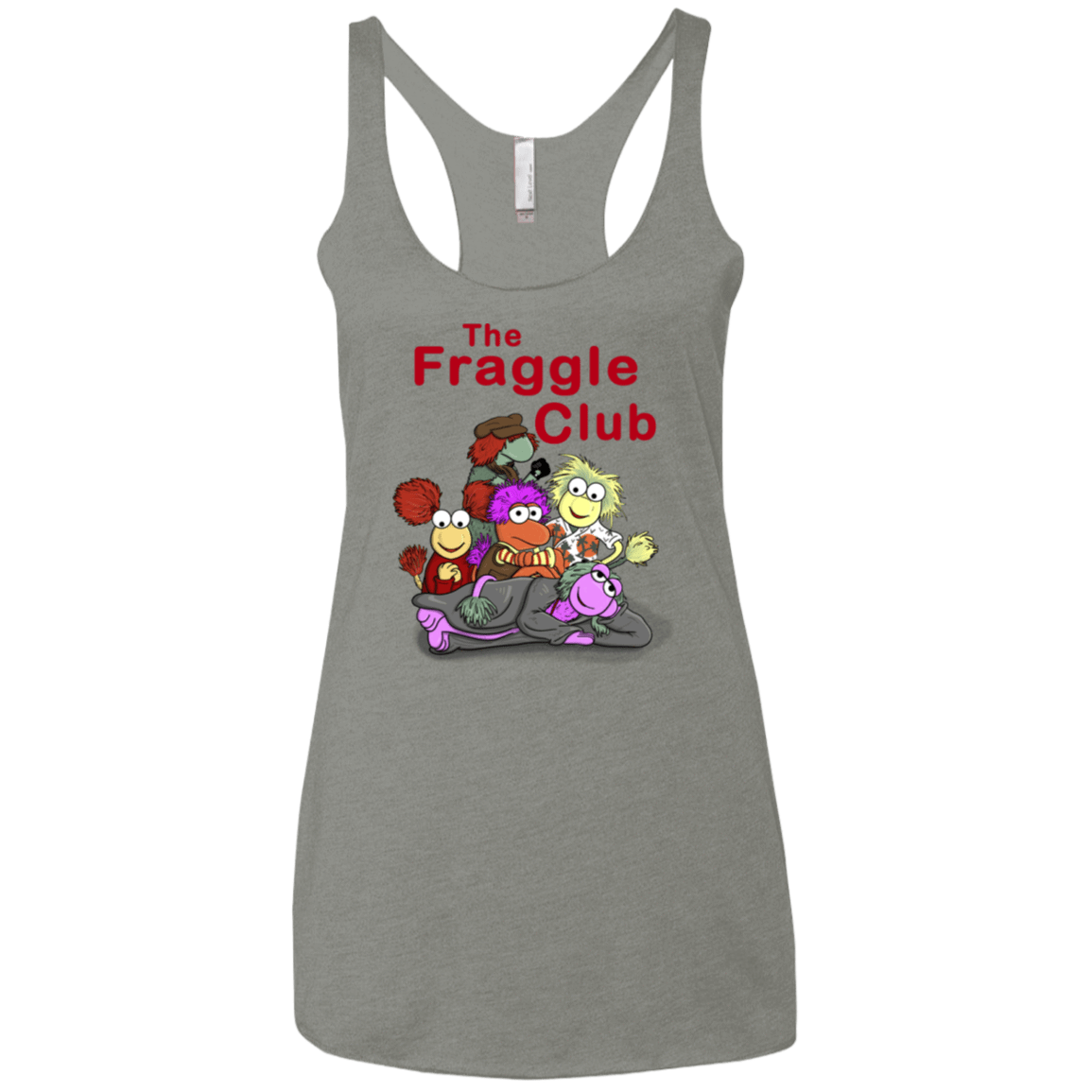 T-Shirts Venetian Grey / X-Small Fraggle Club Women's Triblend Racerback Tank